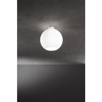 PLAFONIERA IN VETRO BIANCO